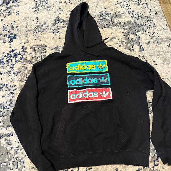 Adidas Men's Black Hoody - Picture 1 of 3